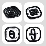 跨境万向3D黑白指尖陀螺创意无限翻转减压解压黑科技外贸玩具批发