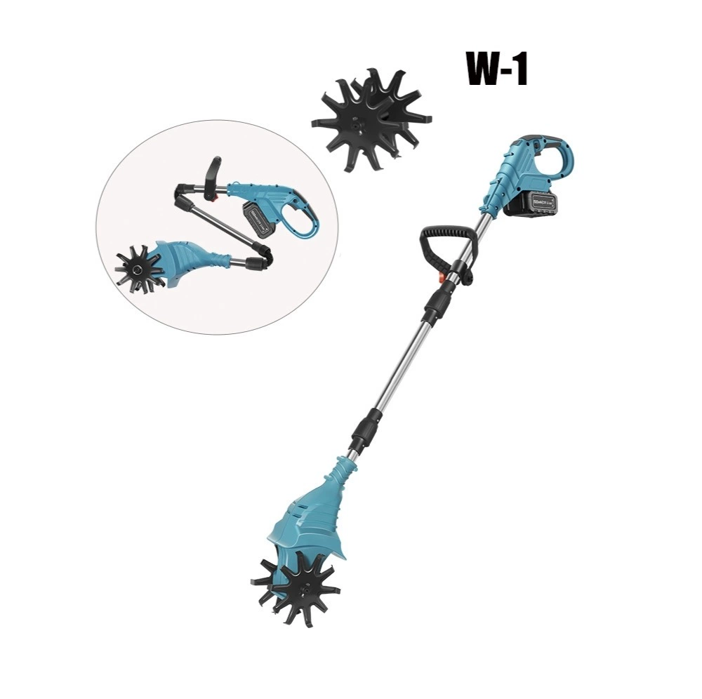 Электрический почвофрезер, трансграничный малый сельскохозяйственный микро-культиватор, роторный культиватор, прополка, литиевая батарея, триммер для газона, машина для переворачивания почвы