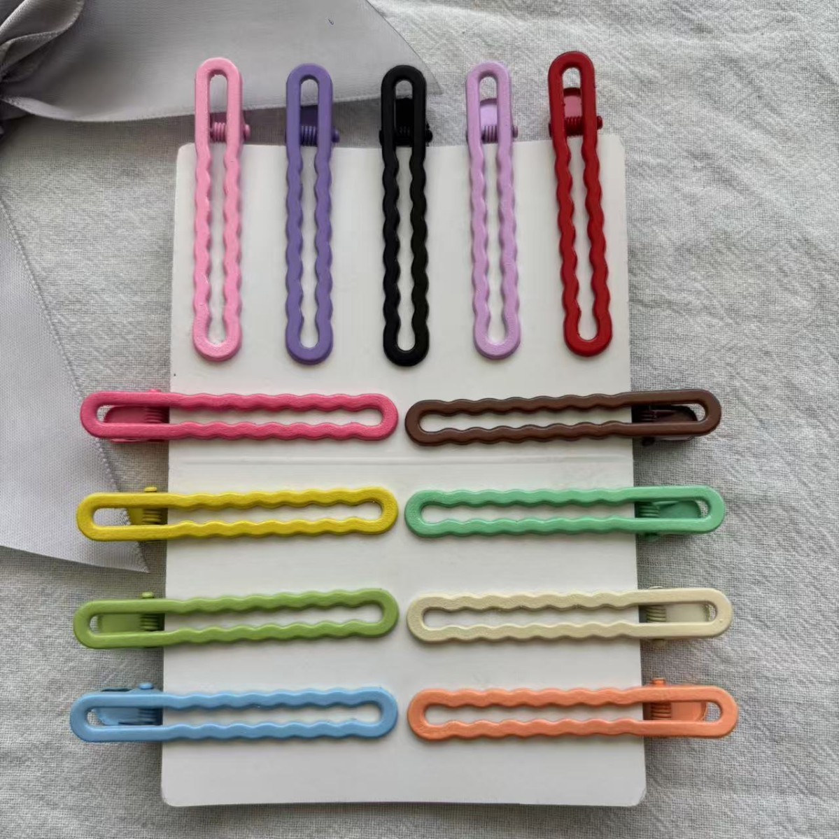 6cm Duckbill DIY Handmade Wave Clip, Hairpin For Bangs, Straight Clip That Doesn't Damage Or Hair Roots_voghion.com