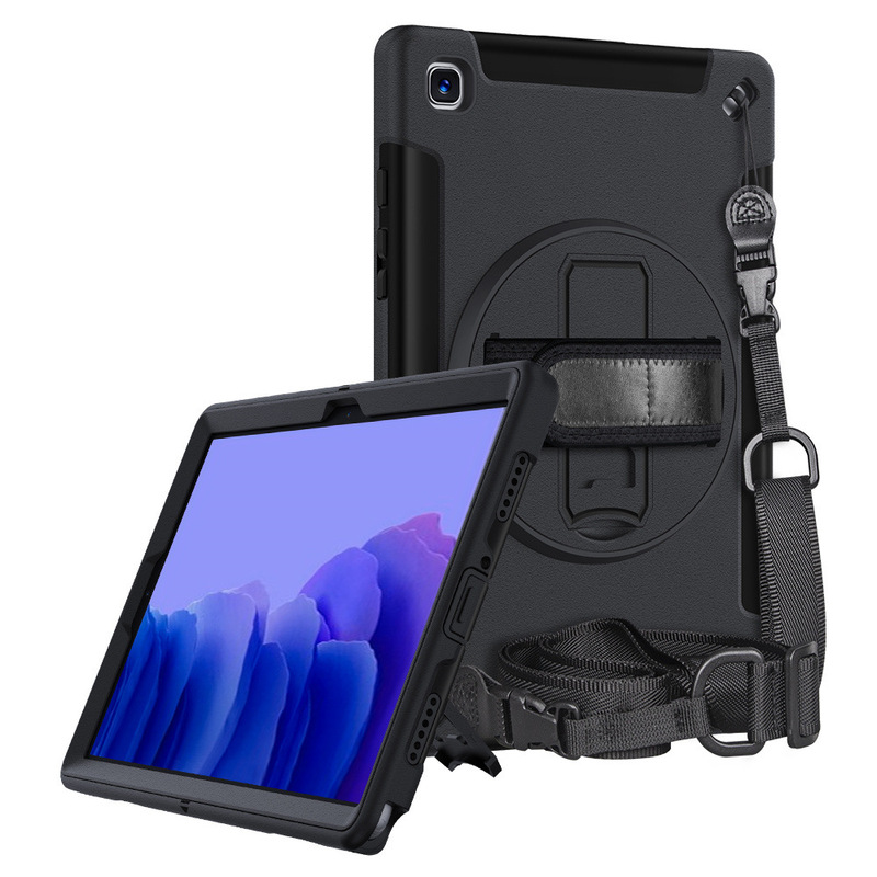 Suitable for Samsung Tab A7 S7 S6 Lite Strap Hand Strap Pc Rotating Stand Anti-Fall Tablet Case Protective Case Suitable for Samsung Tab A7 S7 S6 Lite Strap Hand Strap Pc Rotating Stand Anti-Fall Tablet Case Protective Case