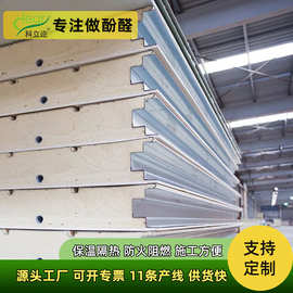 工厂直发彩钢复合酚醛板保温隔热移动房专用板防腐耐用新型墙体板