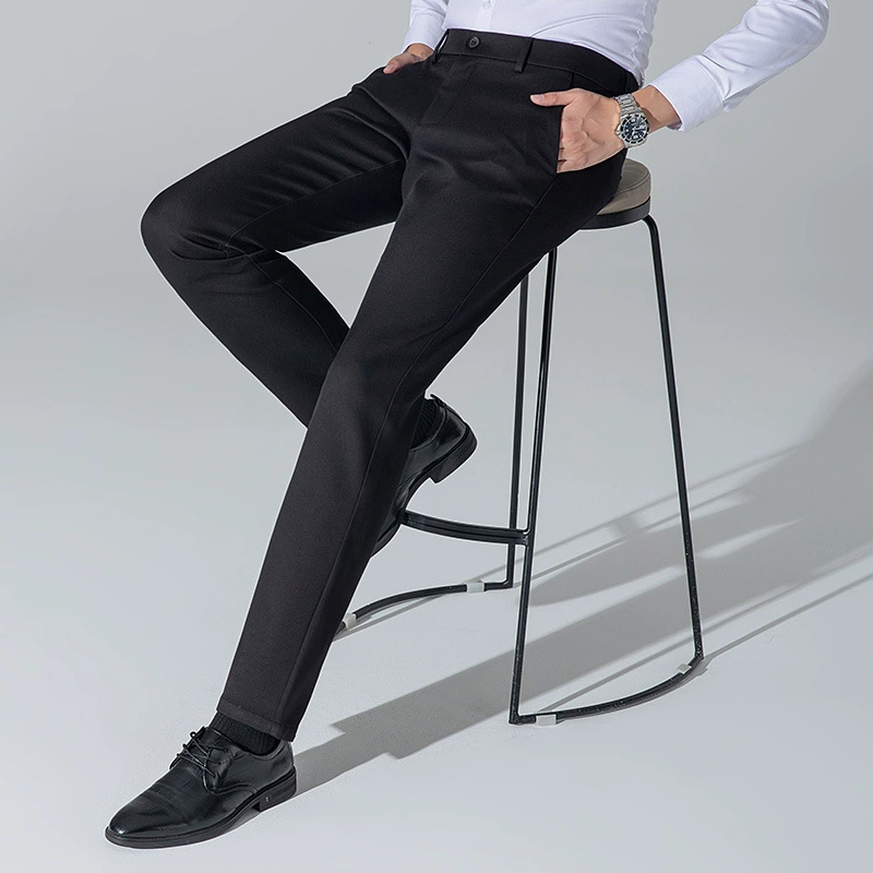 2023 Зимние флисовые брюки из утолщенной овечьей шерсти на флисовой подкладке Мужские повседневные брюки Теплые брюки Мужские брюки среднего возраста Костюм Брюки