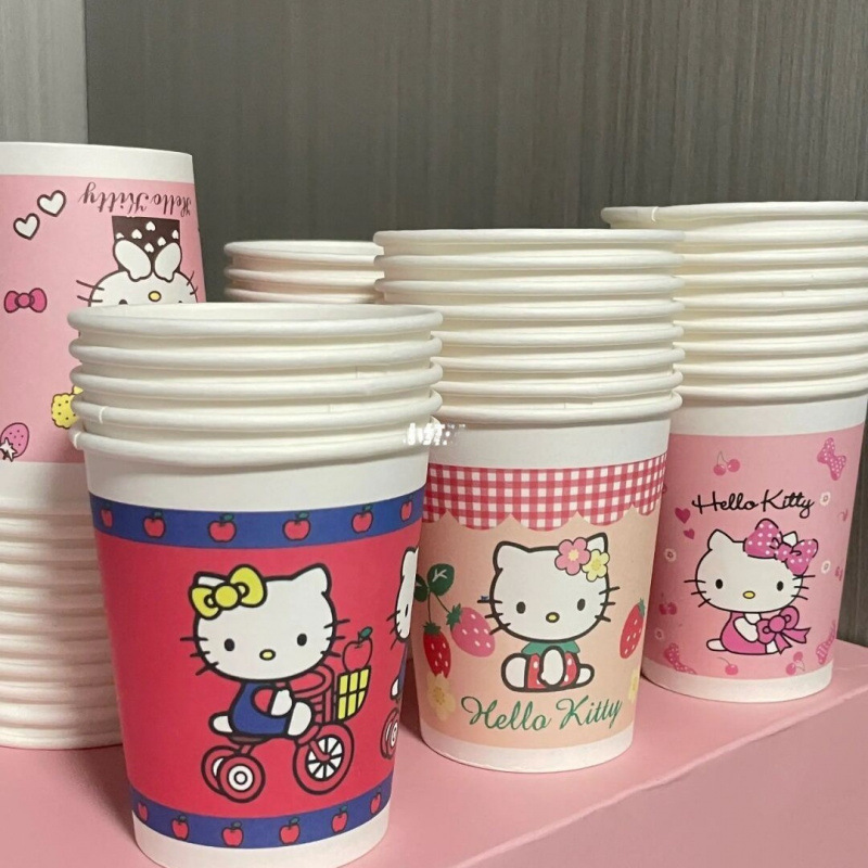 高颜値家庭用祝日の紙コップの赤い本のコップの水を厚くして同じ色の紙を厚くします。|undefined