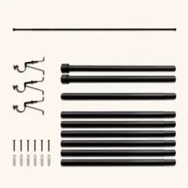 窗帘杆罗马杆;其他窗帘配件;窗帘配件