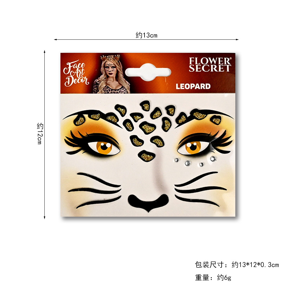 Tocado rendimiento de los niños pequeño leopardo diadema animal juego adulto partido apoyos diadema lindo diadema