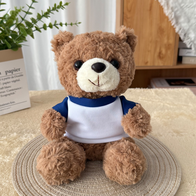 Transfronterizos Teddy Bear muñecas de peluche muñecas de tela regalo de graduación de chicas regalos de eventos logotipo imprimible