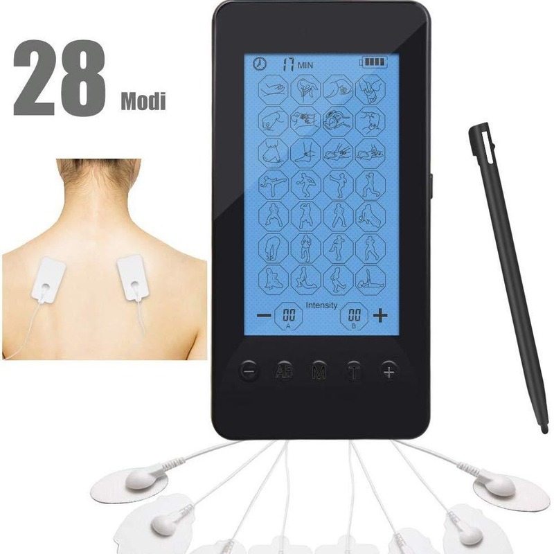 新款MH1087-48模四通道 TENS EMS理疗仪穴位针灸推拿脉冲按摩器|undefined