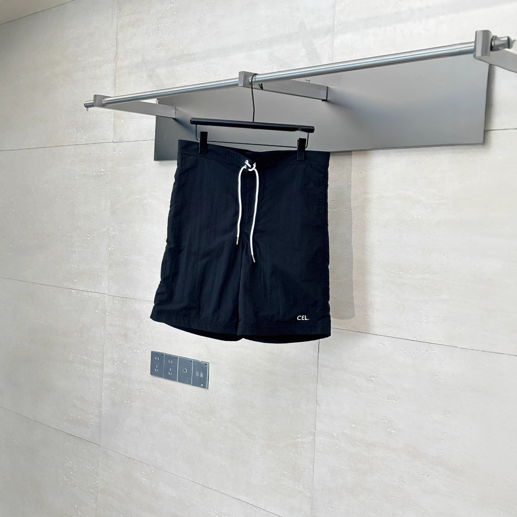 正确版本南油外贸批发CL家25新款经典字母印花百慕休闲短裤男女款