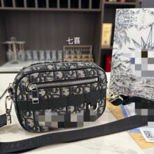 男包新款男士帆布提花邮差包帆布相机包欧美时尚单肩斜挎包信使包