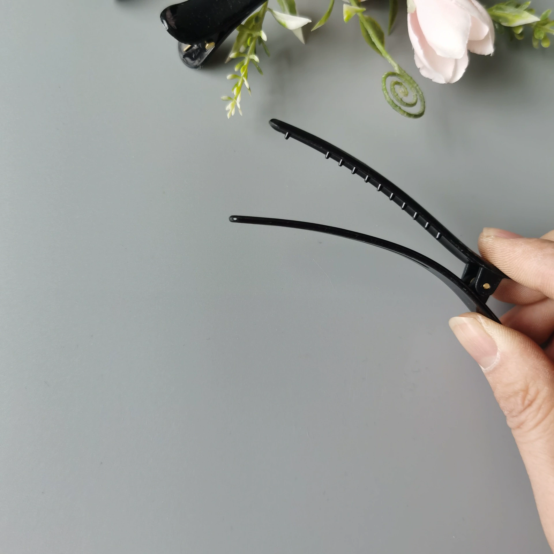 Black hairgrip, wholesale, 8cm, Birthday gift