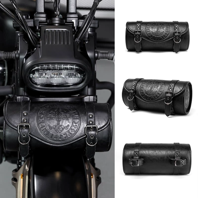 Motosiklet ləvazimatları və aksesuarları Punk Retro Style Personalized Embossed - fbg480bk