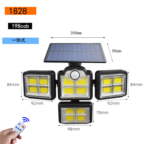 Cross-border new solar outdoor lights household indoor lighting split sensor lights outdoor garden lights waterproof street lights