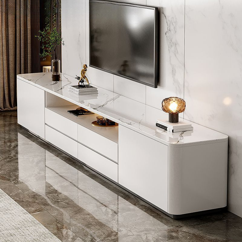 Slate Tv Cabinet Living Room Home Modern Simple High Cabinet Small Apartment Floor-Standing Tv Cabinet Coffee Table Combination