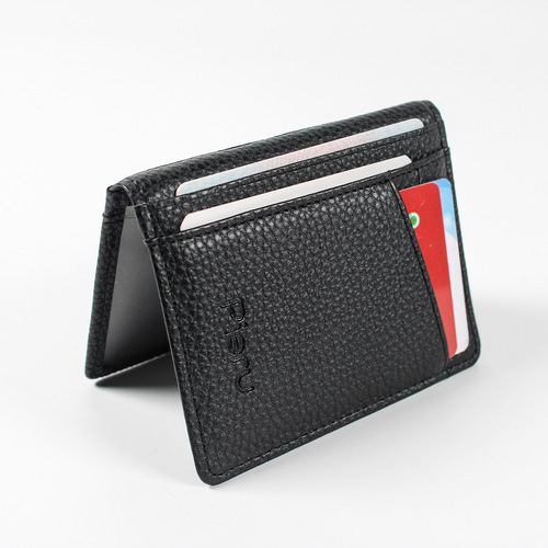  Best-Selling Multifunctional, High-Capacity Card Holder with Lychee Grain Design for Documents and Cards—Wholesale Leather Wallet for Driver’s Licenses