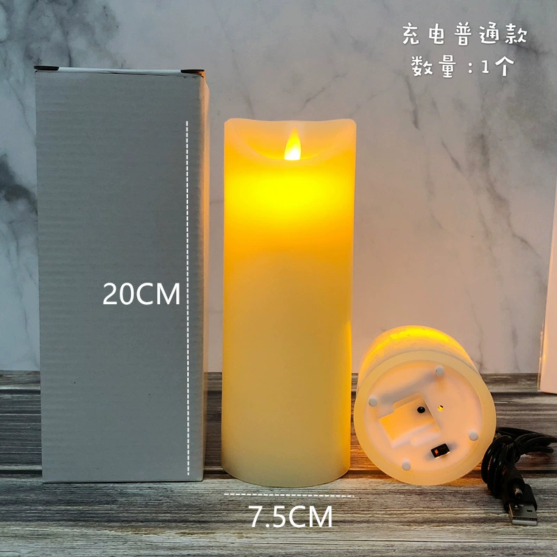 LED electronic candle swing flame Wedding Wedding Wedding Remote Charging Stage Road Quotes Bar