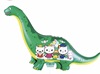 Big cartoon balloon, cute dinosaur, toy, Birthday gift