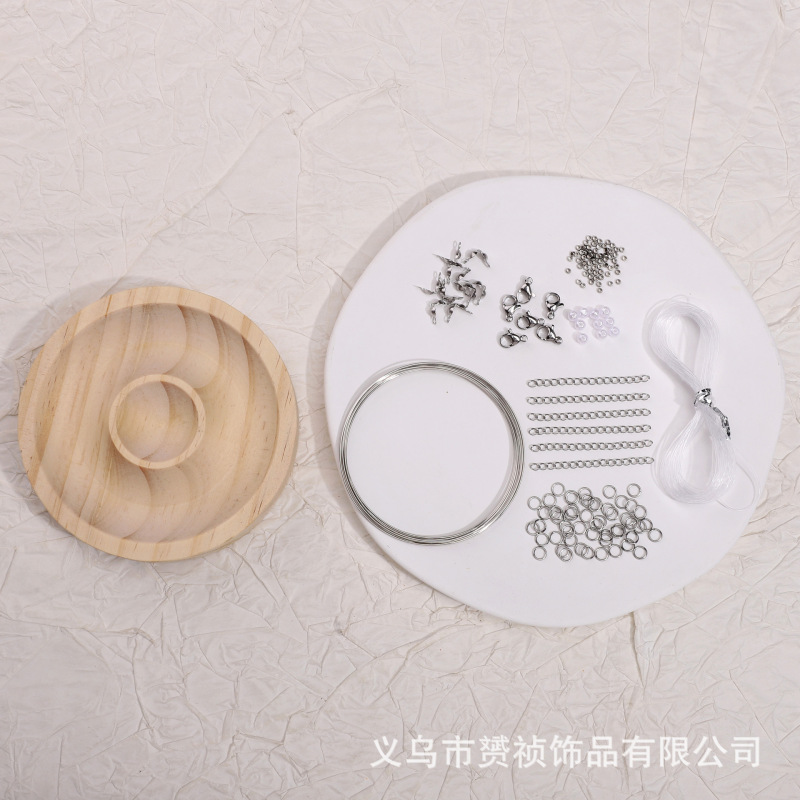 ステンレス鋼基本材料パッケージプライヤー鋼リング釣り糸位置決めビーズロブスタークラスプ diy ライスビーズビーズ手作りアクセサリー|undefined