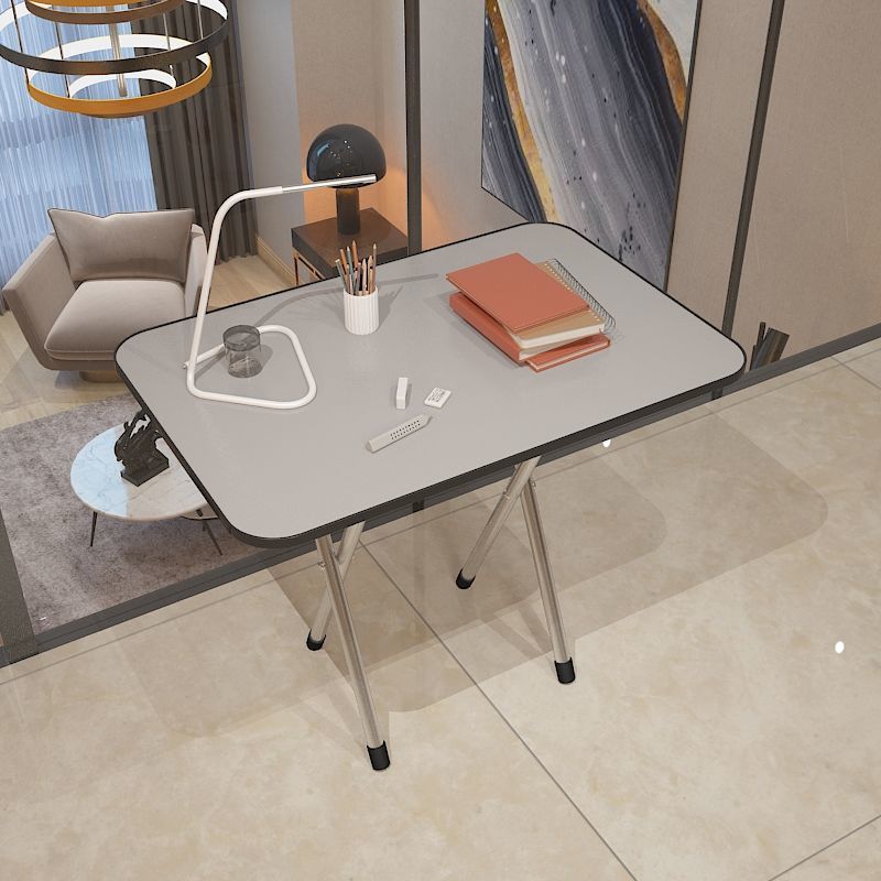 Mesa plegable simple portátil rectangular contra la pared pequeña mesa dormitorio de alquiler mesa de comedor pequeña mesa cuadrada al aire libre