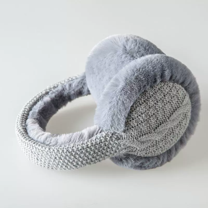 Милые новые зимние шерстяные вязаные теплые студенческие наушники в корейском стиле, осенние мужские и женские велосипедные наушники, грелки для ушей