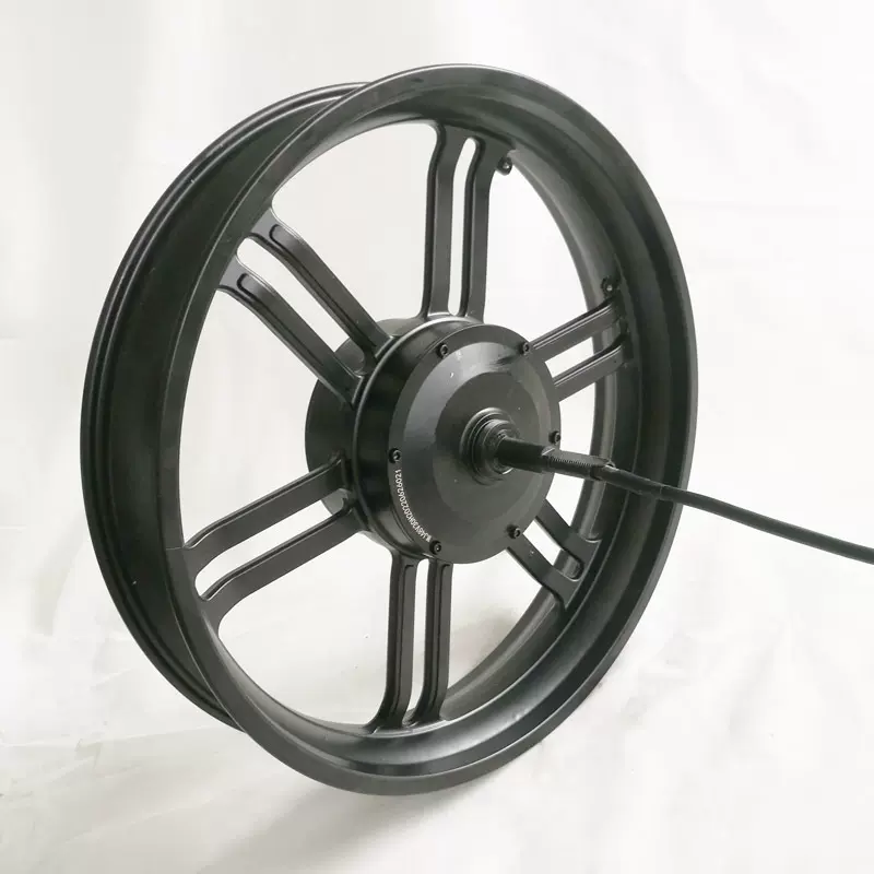 20*4.0雪地车一体轮雪地车胖胎无刷有齿电机减速齿碟刹电机大扭矩