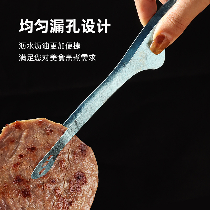 纯钛食品夹牛排夹烤肉夹冰夹自助餐夹韩式烧烤夹食物夹夹子神器|undefined
