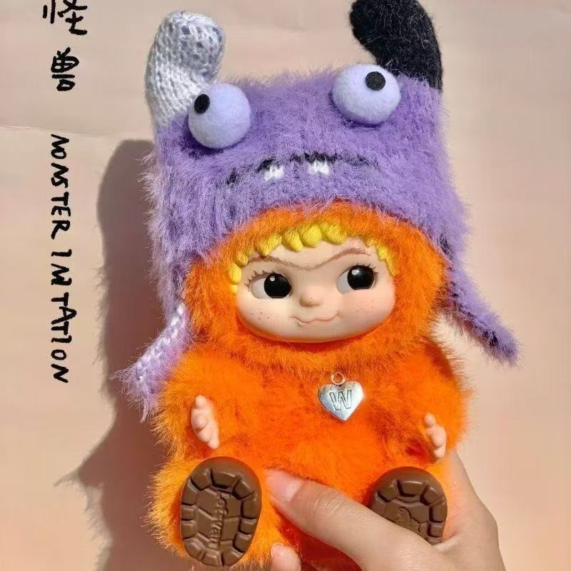 跨境货源新品潮趣派对哇库库毛绒玩偶手办娃娃公仔摆件玩偶礼物|undefined