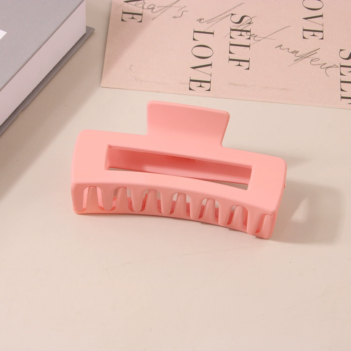 (Cross-border trading), rectangular matte crab pin, big shark, hairgrip, Amazon, simple and elegant design