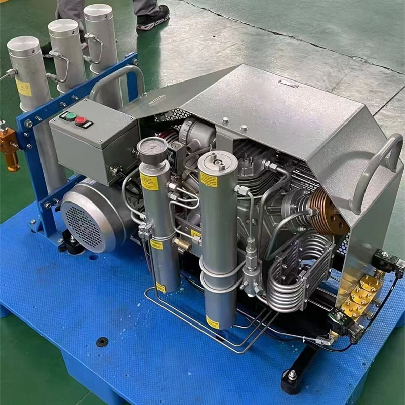 Zhongrun rescate contra incendios bomba de aire comprimido respirador 6.8L bomba de aire respirador contra incendios de presión positiva