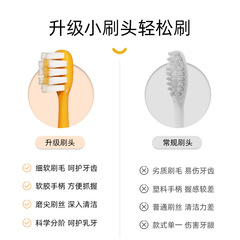修潔兒童軟毛牙刷寶寶卡通小恐龍型胖手柄2支裝軟毛 廠家批發代發