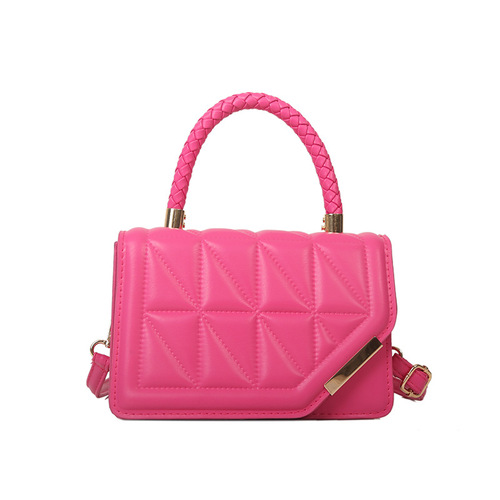 Simple small bag for women  spring new trendy fashion portable shoulder crossbody bag simple casual small square bag