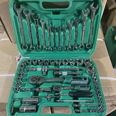 Mühərrik tənzimləmə alətləri Socket Wrench Combination for - 61-piece-ratchet-set-with-24-teeth