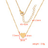 Fashionable pendant stainless steel, necklace, European style, simple and elegant design