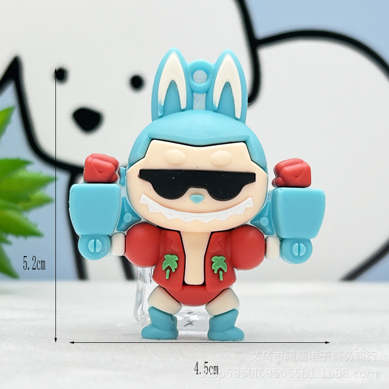 ラブブワンピースキーホルダーペンダント海王ルフィキーホルダー人形ペンダントブラインドボックス人形卸売|undefined