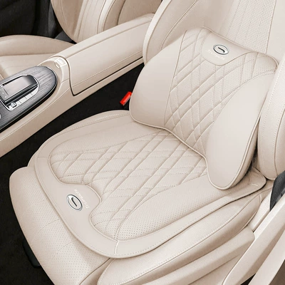 Seat cushion, seat cover: Gac Trumpchi Car Seat Cushion M8 - trumpchi-lumbar-support-1-seat-cushion-1-off-white