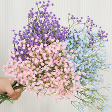 仿真花批发厂家简易手感满天星新娘婚庆装饰手捧花束家居装饰摆件