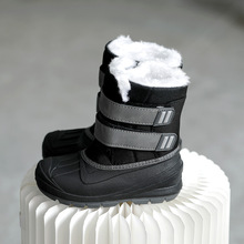 外贸出口欧美热销简约百搭防水防滑加厚毛绒男女中小大儿童雪地靴