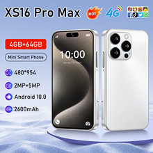 2025跨境新品XS16 迷你4G智能手机4+64G安卓 mini备用机智能手机