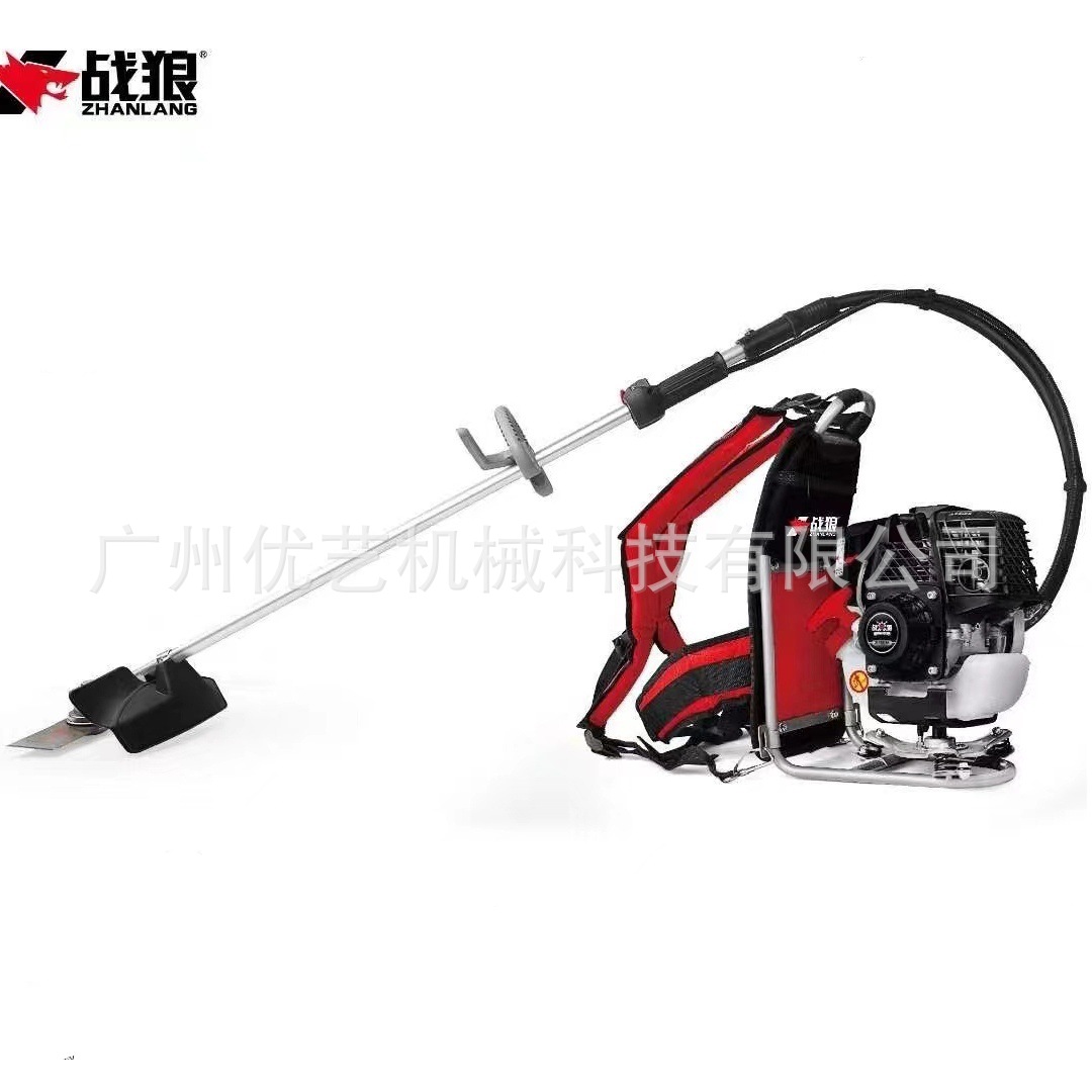 战狼G139背负式软轴割草机侧挂式割灌机四冲程果园除草机草坪打草