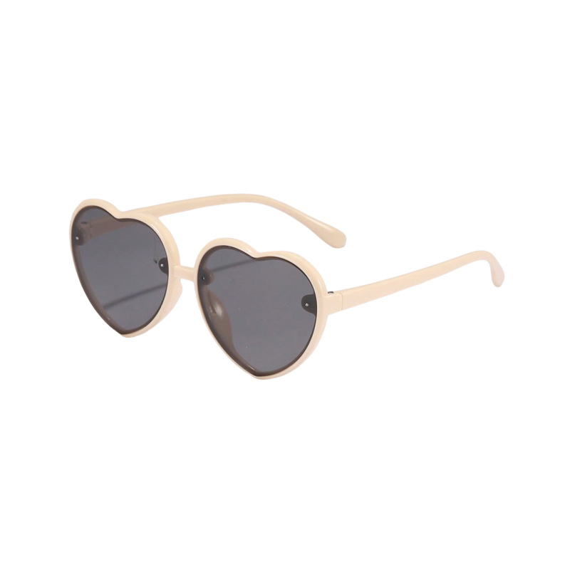 Nuevas gafas de sol infantiles personalizadas de Raine, estilo coreano retro, con montura en forma de corazón y diseño de abejita, gafas de sol infantiles a la moda.