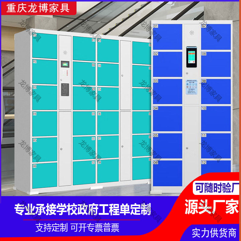 Electronic luggage lockers