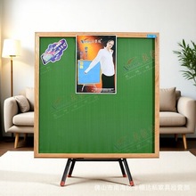 奥家达Aojiada折叠手搓手动麻将桌促销掼蛋桌 实木家用餐桌麻将台