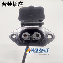 台鈴電動車充電口電瓶車充電器線雲插座充電口充電插頭插座