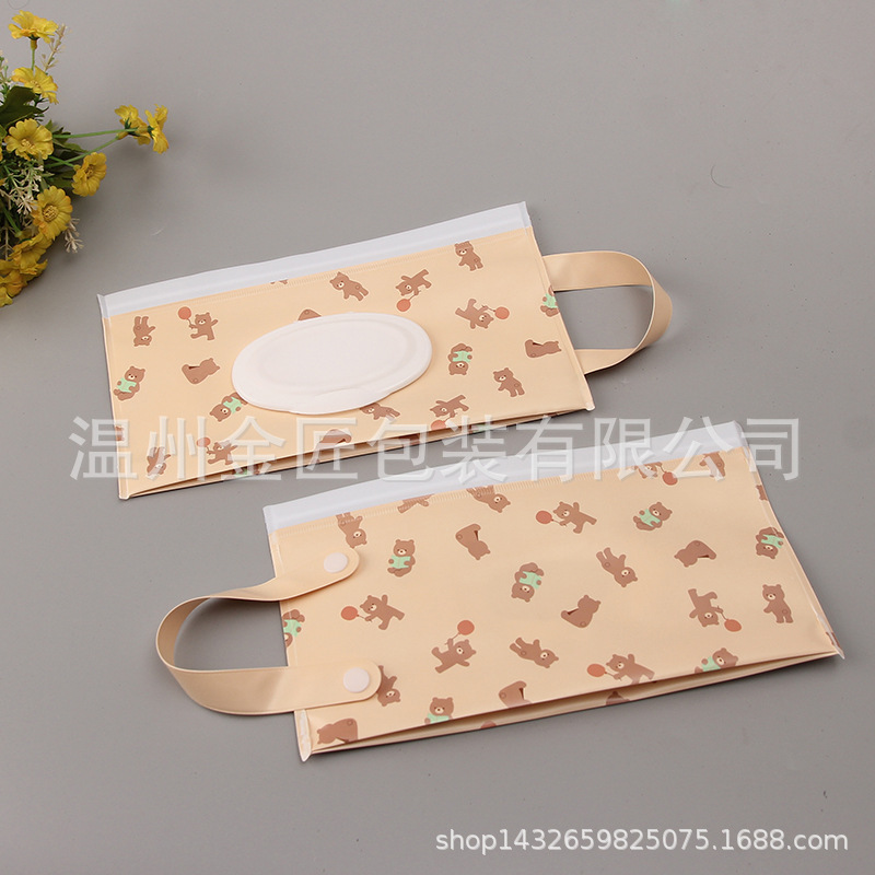 Nuevo mosquetón EVA bolsa de toalla húmeda con tapa abatible, bolsa colgante de mano con hebilla de caballo, bolsa con cremallera autosellada a prueba de fugas