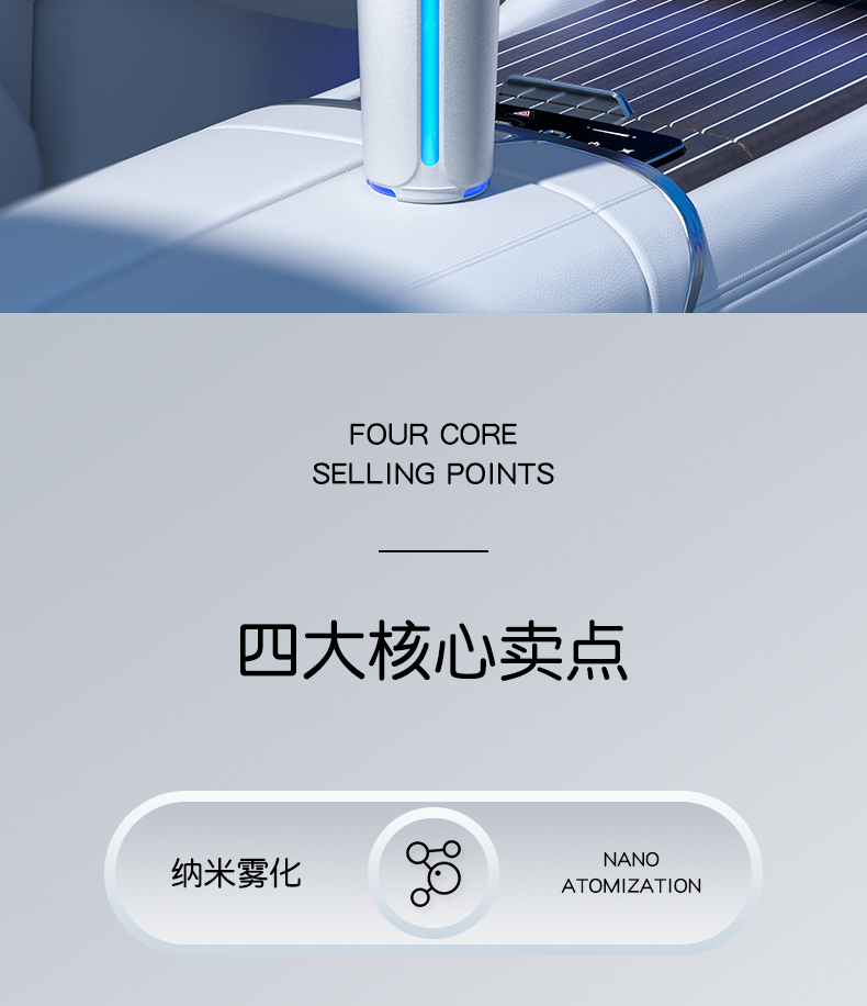 Car Humidifier Aroma Diffuser Air Purifier Spray