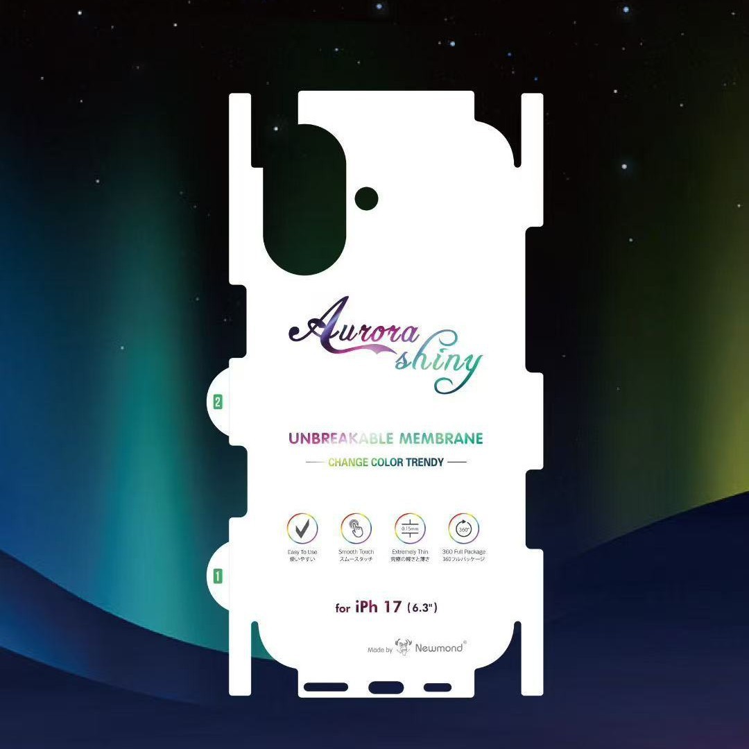 Iphone17 Full Coverage Back Film Suitable for Apple 17Promax Full Edge Back Film 15Pro Matte Back Film