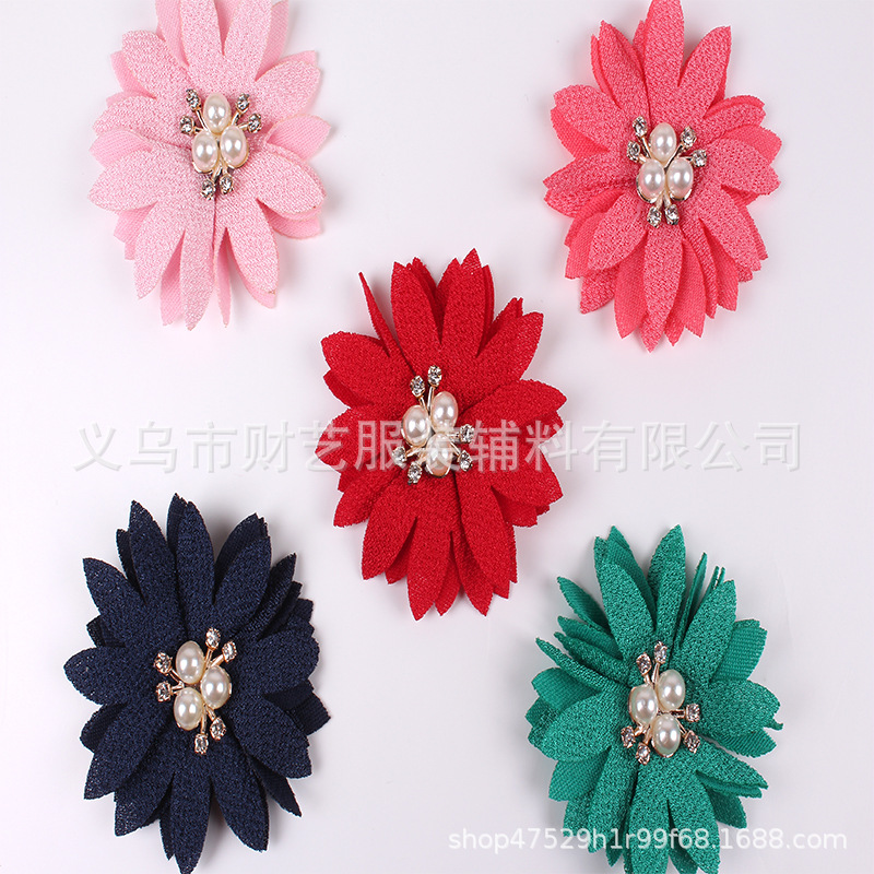 义乌厂家批发服装辅料贴花民族发卡镶钻布贴花饰品配饰财艺补丁贴