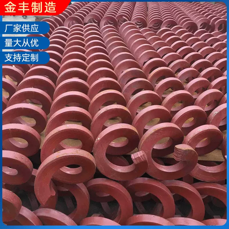 厂家供应不锈钢输送机配件建筑碳钢带绞龙多种规格无轴螺旋叶片