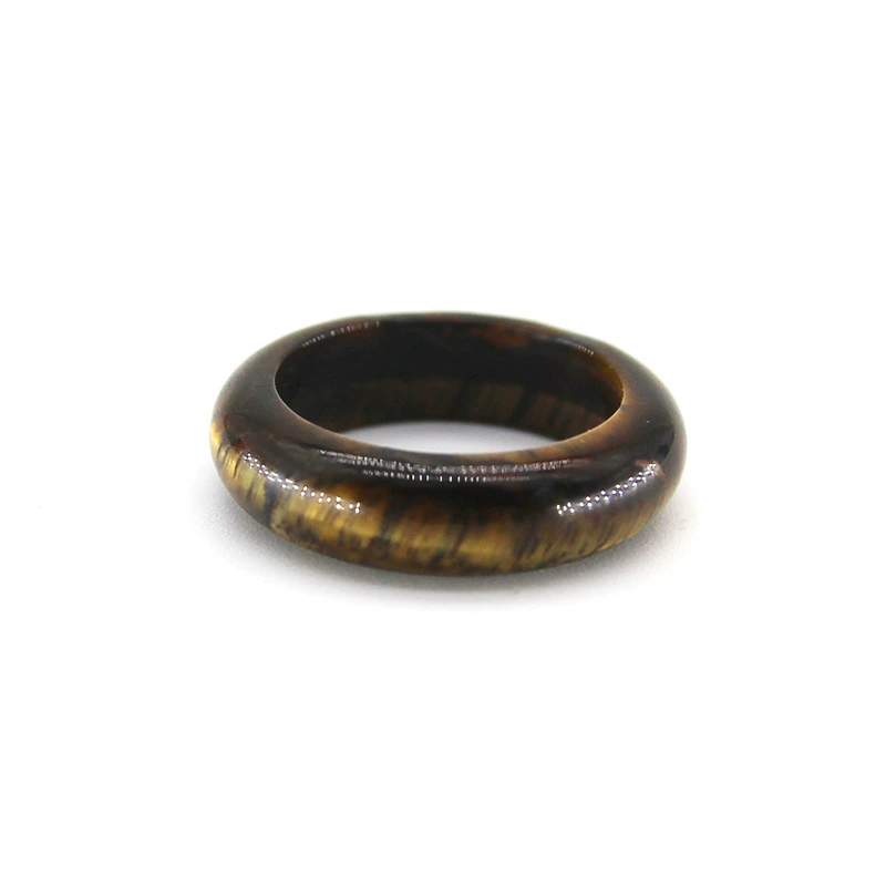 Organic agate crystal, jasper jade, ring, (Cross-border trading)