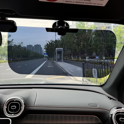 Goggles, Light-Blocking, Sun visor rearview mirror - adhesive-backed-version-upgraded-and-thickened-version-4020cm