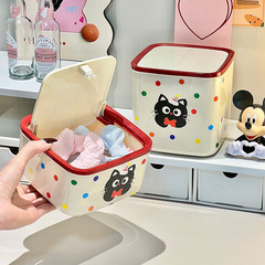 子供の髪飾り収納ボックスヘアピンデスクトップヘアリング大容量カバー付きアクセサリーボックス皮筋防塵ヘアクリップ整理ボックス